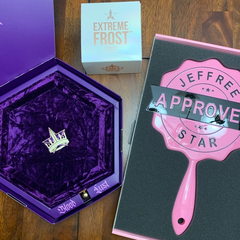 Jeffree Star Palette, Mirror, & Highlighter Bundle